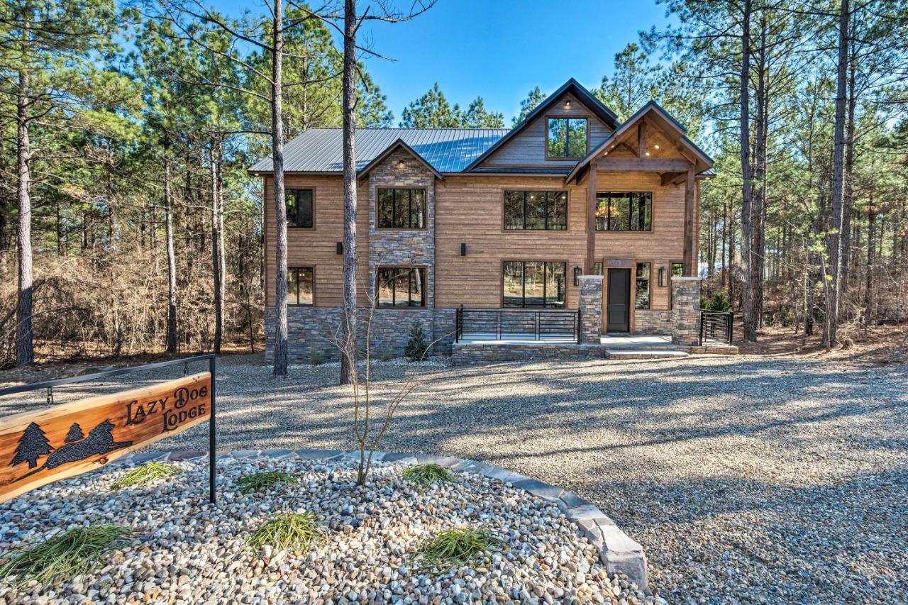 Broken Bow Lazy Dog Lodge With Hot Tub, Pool Table Exterior foto